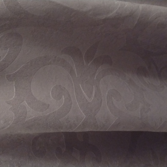 NEW Heavy Purple Gray Velvet Burnout Curtain Panel 84" - Picture 12 of 14